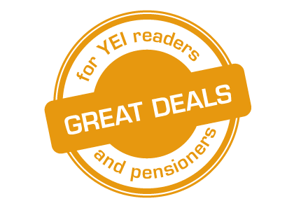 Great deals for You've Earned It members and pensioners