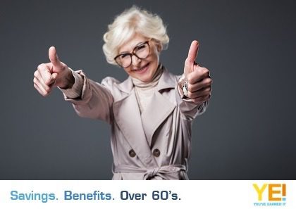 60 plusser who is happy about pensioner deals