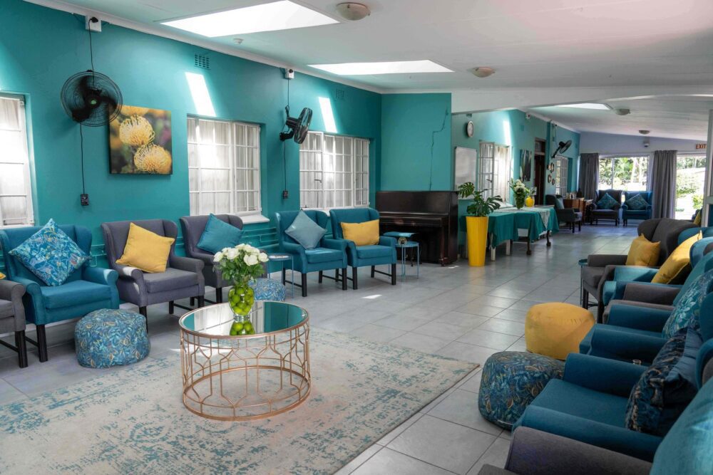 The village retirement home atmosphere inside