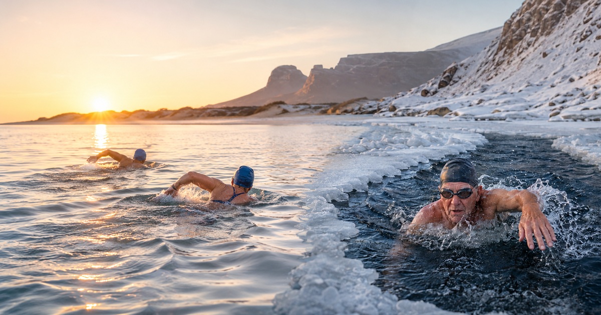 Cold water swimming