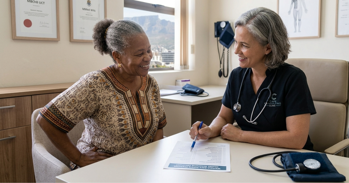 Your complete guide to health screenings after 55 in South Africa. Verified guidance from CANSA, local menopause research and medical aid benefits compared.