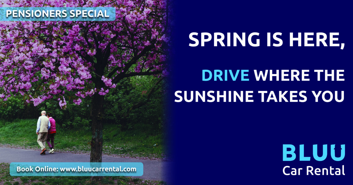Bluu Spring 2026 car hire options