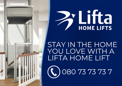 Insalled home lift by Lifta