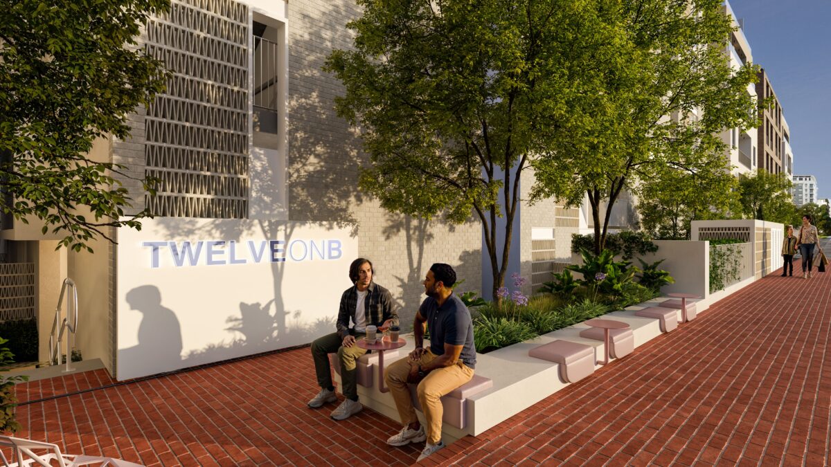 modern apartment building exterior